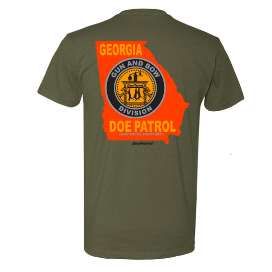 Georgia Doe Patrol | Short Sleeve | Green/Orange Logo