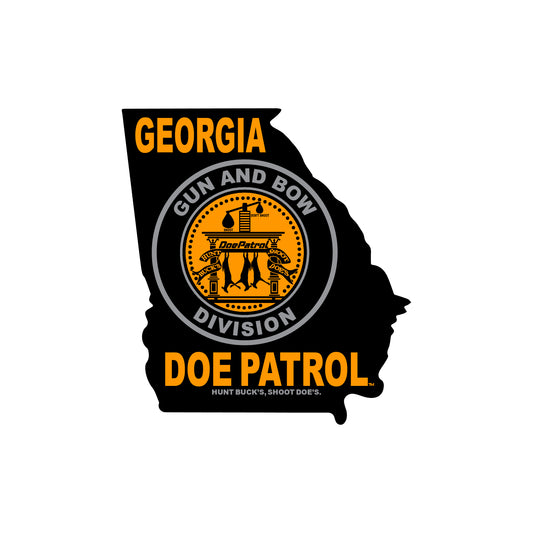 Doe Patrol | Georgia Decal | Black