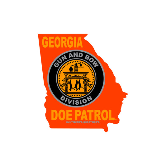Doe Patrol | Georgia Decal | Orange