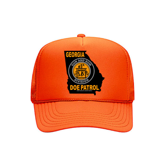 YOUTH SIZE | Hat | Orange | Black Logo